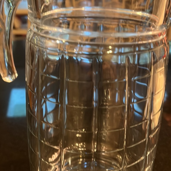 Square Design 9" Glass Pitcher - Picture 8 of 10